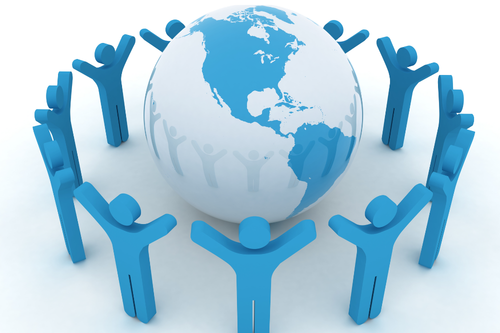 Community coming together around the world